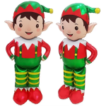 Шар (61''/155 см) Фигура 3D, Новогодний эльф, 1 шт. в уп., 27151