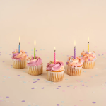 Свечи Спирали, Негаснущие огни, Нежный микс, Макарунс, 0,5*5,5 см, 10 шт. с держат., 639244