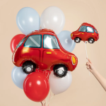 Шар (13''/33 см) Мини-фигура, Машинка, 5 шт. в уп., 943548