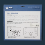 Шар (103''/262 см) Фигура 3D, Скелет XXL (надув воздухом), Белый, 1 шт. в уп., 23721