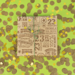 Конфетти тишью Круг, Кофе, 2,5 см, 50 г., 6014347