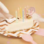 Свечи Нежный микс, Перламутр, 0,5*6 + 2 см, 10 шт. с держат., 803018