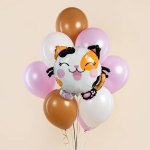 Шар (23''/58 см) Фигура, Счастливый котик, 1 шт. в уп., 27629P