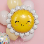 Шар (30''/76 см) Фигура, Ромашка, 1 шт., 901931