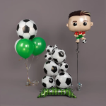 Шар (27''/69 см) Фигура, Футболист, 1 шт., 26917