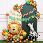 Шар (31''/79 см) Фигура, Голова, Лев, 1 шт., 19822