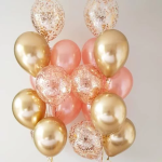 Конфетти фольга Круг, Золото, Металлик, 1 см, 50 г., 6015216