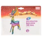 Шар (48''/122 см) Фигура 3D, Олень, Радужный, Градиент, 1 шт. в уп., 21969