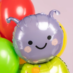 Шар (39''/99 см) Фигура, Яркая гусеница, 1 шт., 25391