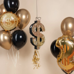 Пиньята Знак Доллара, Золото, Металлик, 47*25*9 см, 1 шт. в упак. , 6234039-BX