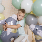 Шар (26''/66 см) Фигура, Милый Ослик, 1 шт. в уп., 26425