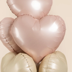 Шар (18''/46 см) Сердце, Розовый, Сатин, 1 шт., 183000SPP