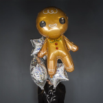 Шар (39''/99 см) Фигура, Пряничный человечек, 1 шт., 901871