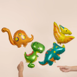 Шар с клапаном (17''/43 см) Мини-фигура, Динозавр Бронтозавр, 1 шт., 27133