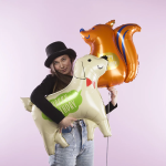 Шар (30''/76 см) Фигура, Щенок на День Рождения, 1 шт., 23212