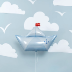 Шар (32''/81 см) Фигура, Бумажный кораблик, 1 шт. в уп., 26478