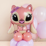 Шар (24''/61 см) Фигура, Любимый монстрик (надув воздухом), Розовый, 1 шт., 27573