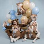 Шар (25''/64 см) Фигура, Милая выдра, 1 шт. в уп., 26426