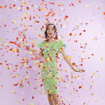 Пневмохлопушка (12/30 см), Макарунс, Круги тишью, Ассорти, 1 шт., 723034