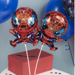 Шар с клапаном (16''/41 см) Мини-фигура, Человек Паук, 5 шт. в уп., 24541