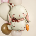 Шар (35''/89 см) Фигура, Зайка в колпачке, 1 шт. в уп., 26678