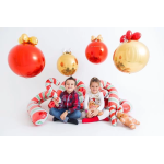 Шар 3D (18''/46 см) Сфера, Яркое золото, 1 шт., 74112G5