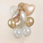 Шар (23''/58 см) Фигура, Лошадка Пони с бантиками, 1 шт. в уп., G72247-P