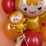 Шар (14''/36 см) Мини-фигура, Маленький чертенок, Желтый, 1 шт., 902903Y