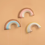 Шар (32''/81 см) Фигура, Радуга, Розовый, Сатин, 1 шт., 26323