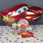 Шар (32''/81 см) Фигура, Гоночная машина, Красный, 1 шт., 901662