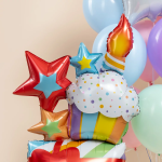 Шар 3D (45''/114 см) Фигура на подставке, Праздничный подарок, 1 шт. в уп., 26420