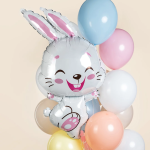 Шар (36''/91 см) Фигура, Милый зайка, 1 шт. в уп., 262WHF-P