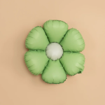 Шар (24''/61 см) Цветок, Ромашка (надув воздухом), Мятный, Сатин, 1 шт. в уп., 26037P