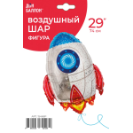 Шар (29''/74 см) Фигура, Ракета, 1 шт. в уп., 15466P