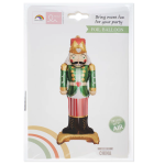 Шар 3D (49''/124 см) Фигура на подставке, Щелкунчик, Зеленый, 1 шт. в уп., 23595