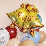 Шар (35''/89 см) Фигура, Колокольчики, 1 шт., 15113