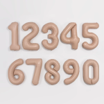 Шар (40''/102 см) Цифра, 8 Slim, Винтажная роза, Матовый, 1 шт. в уп., B901918MVR