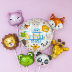 Шар (8''/20 см) Мини-фигура, Голова, Милый Поросенок, 1 шт., 902809