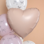 Шар (18''/46 см) Сердце, Винтажная роза, Матовый, 1 шт., 201500MVR