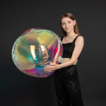 Шар 3D (32''/81 см) Сфера, Зеркальный, Хамелеон, 1 шт. в уп., 24955