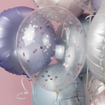 Конфетти фольга Круг, Розовый, Хром, 1 см, 50 г., 6015420