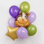 Шар (23''/58 см) Фигура, Хомячок, 1 шт. в уп., 13505