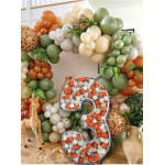 Шар (65''/165 см) Цифра, 3 Каркасная, 1 шт. в уп., 131373