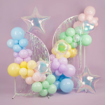 Шар (18''/46 см) Сердце, (надув воздухом), Прозрачный, Хамелеон, 1 шт. в уп., 24618