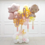 Шар (28''/71 см) Фигура, Маленькое облако, Розовый, 1 шт. в уп., 23544P