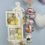 Шар Гирлянда (38''/97 см) Фигура, Рождение Девочки, 2 шт. в уп., 23296