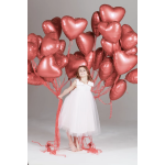 Шар (19''/48 см) Сердце, Медный, Бохо, 1 шт., 228171