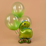 Шар 3D (22''/56 см) Фигура на подставке, Динозаврик, 1 шт. в уп., 24383