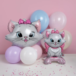 Шар 3D (24''/61 см) Фигура на подставке, Кошечка Мари, 1 шт. в уп., 26205