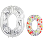 Шар (65''/165 см) Цифра, 0 Каркасная, 1 шт. в уп., 131370